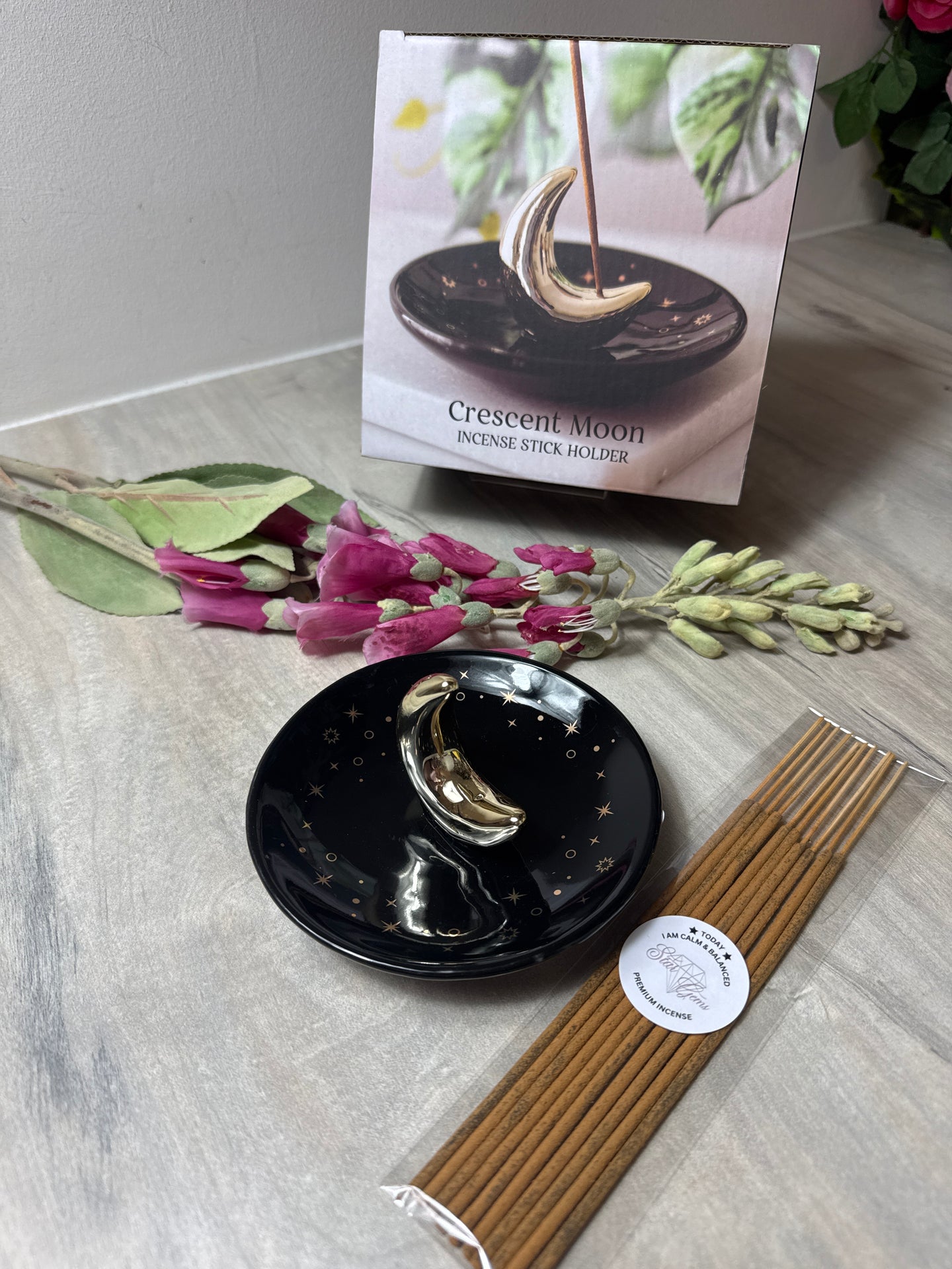 Moon Incense Holder Dish Burner