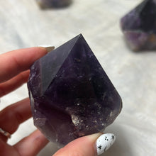 Load image into Gallery viewer, Amethyst Half &amp; Half Polished Raw Tower Points
