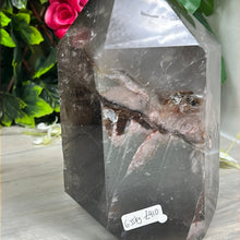 Load image into Gallery viewer, 6kg Smoky Quartz &amp; Lodolite Tower Point with Phantoms
