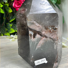 Load image into Gallery viewer, XL Smoky Quartz &amp; Lodolite Tower Point with Phantoms 6KG
