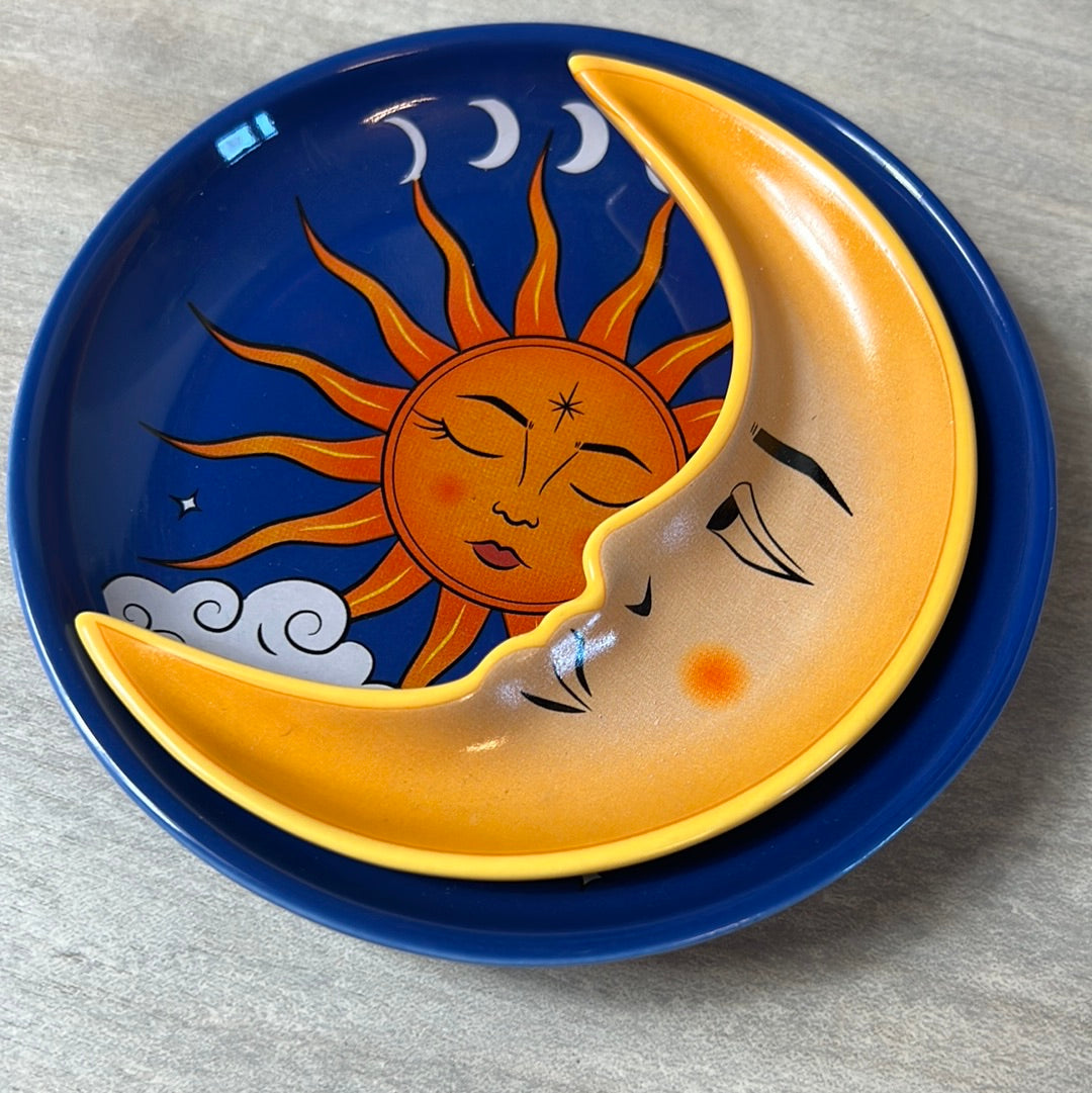 Celestial Duo Trinket Dish - Moon Sun