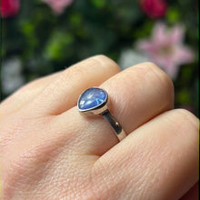 Load image into Gallery viewer, Tanzanite 925 Silver Ring -  Size S 1/2
