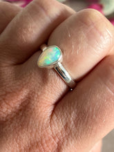 Load image into Gallery viewer, Ethiopian Opal 925 Sterling Silver Ring - Size O
