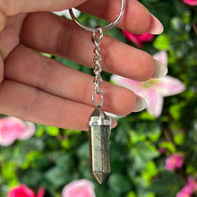 Load image into Gallery viewer, Point Keyring - Pyrite
