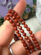 Load image into Gallery viewer, Red Jasper 4mm Bead Bracelet
