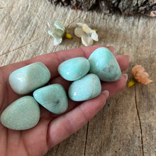 Load image into Gallery viewer, A Amazonite large polished tumble tumblestone
