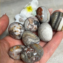 Load image into Gallery viewer, Mexican Agate Small polished tumble tumblestone crazy lace
