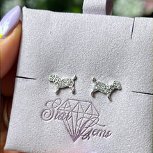 Load image into Gallery viewer, Dog Zircona 925 Sterling Studs Earrings
