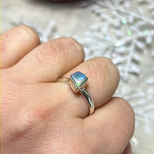 Load image into Gallery viewer, Ethiopian Opal Raw 925 Sterling Silver Ring - Size P 1/2
