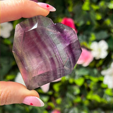 Load image into Gallery viewer, Facet Fluorite Heart
