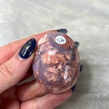 Load image into Gallery viewer, Pink Druzy Petal Agate Palm Pebble
