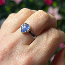 Load image into Gallery viewer, Tanzanite 925 Silver Ring -  Size S 1/2
