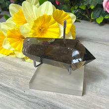 Load image into Gallery viewer, Plastic Perspex Silver Arm Display Stand - square base
