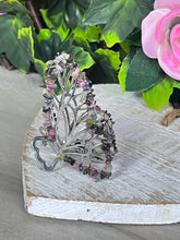 Load image into Gallery viewer, Butterfly Gemstone Chip Hair Clip
