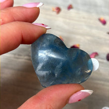 Load image into Gallery viewer, Snowflake Fluorite Heart
