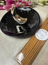 Load image into Gallery viewer, Moon Incense Holder Dish Burner
