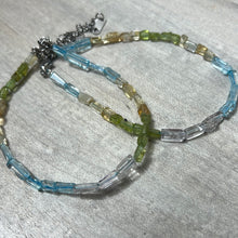 Load image into Gallery viewer, Mix Topaz Bar Bracelet - Sterling
