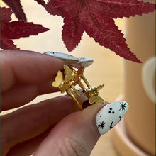Load image into Gallery viewer, 18K GOLD Trio Butterfly Stacker Ring
