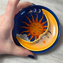 Load image into Gallery viewer, Celestial Duo Trinket Dish - Moon Sun
