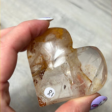 Load image into Gallery viewer, Fire Quartz Hematoid &amp; Golden Healer Heart
