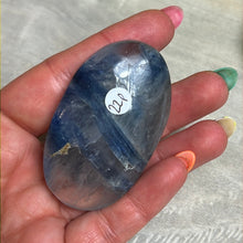 Load image into Gallery viewer, Rare AA Kyanite in Clear Quartz Palm
