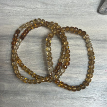 Load image into Gallery viewer, Citrine Ombre Facet Bead Bracelet
