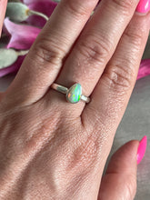 Load image into Gallery viewer, Ethiopian Opal 925 Sterling Silver Ring - Size O
