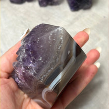 Load image into Gallery viewer, A Amethyst Agate Tower Points
