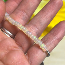 Load image into Gallery viewer, Ethiopian Opal Sterling Silver bead Bracelet
