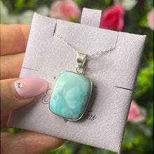 Load image into Gallery viewer, Larimar 925 Sterling Pendant
