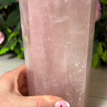 Load image into Gallery viewer, XXL Rose Quartz Tower Point 5.6KG
