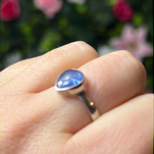 Load image into Gallery viewer, Tanzanite 925 Silver Ring -  Size S 1/2
