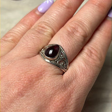 Load image into Gallery viewer, Natural Ruby 925 Silver Ring - Size R 1/2
