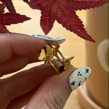 Load image into Gallery viewer, 18K GOLD Trio Butterfly Stacker Ring
