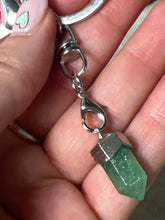 Load image into Gallery viewer, Mini Fluorite Point Keyring
