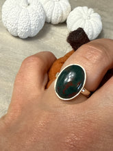 Load image into Gallery viewer, Bloodstone 925 Sterling Silver Ring - Size K
