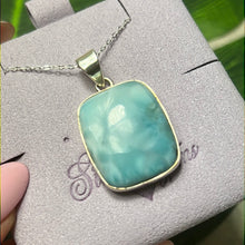 Load image into Gallery viewer, Larimar 925 Sterling Pendant
