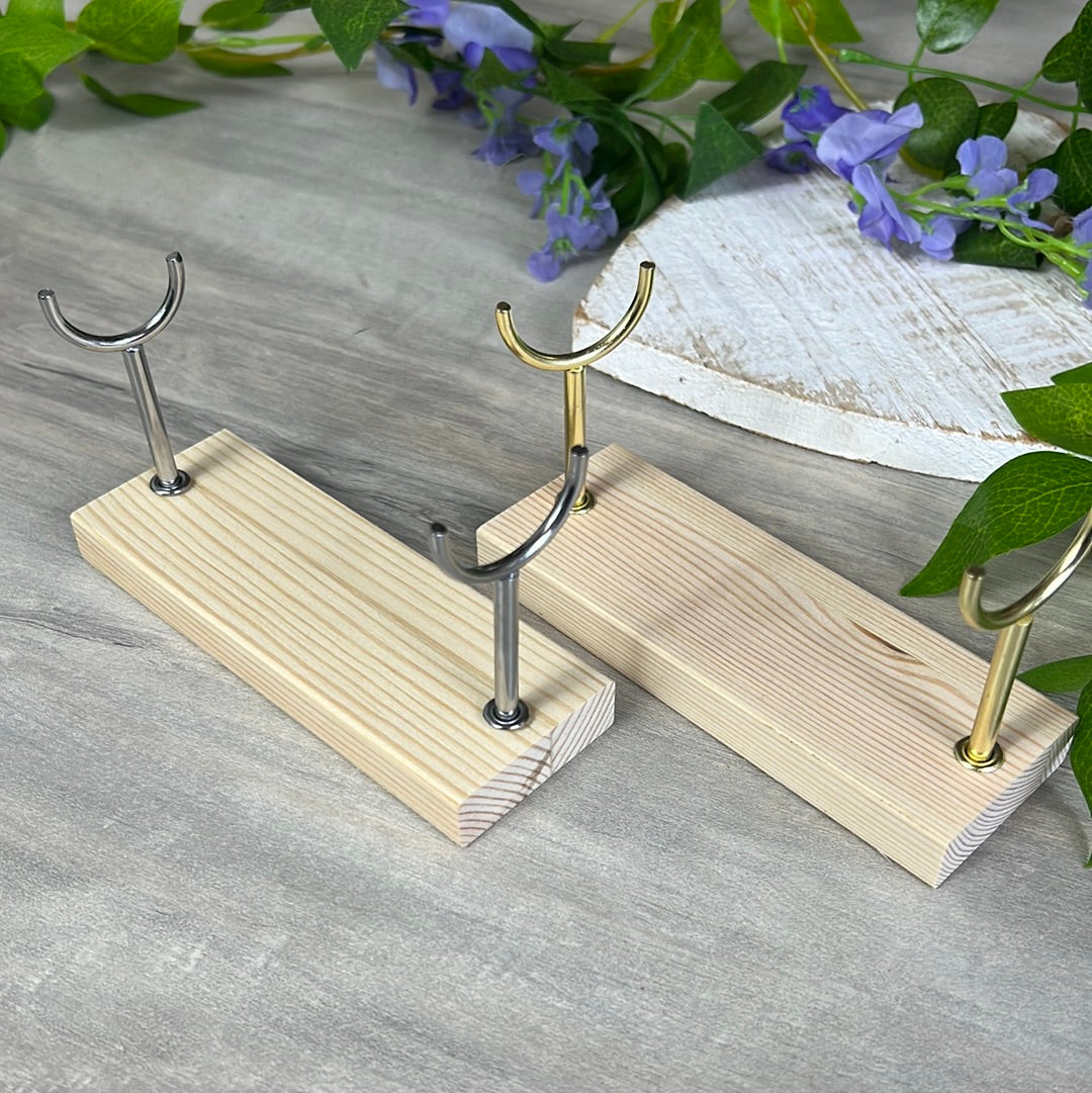 Wood Wand Display Stand