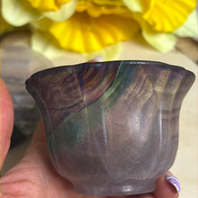 Load image into Gallery viewer, Fluorite Hand Carved Cup
