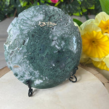 Load image into Gallery viewer, Moss Agate Druzy Disc Cookie
