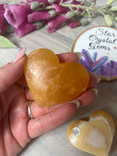 Load image into Gallery viewer, Orange Calcite Heart
