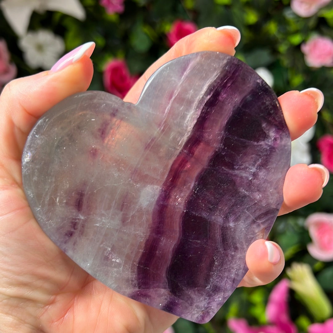 Fluorite Heart Bowl