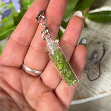 Load image into Gallery viewer, Peridot or Ametrine Mini Phone Charm Chain Accessories Keyring
