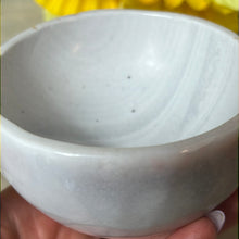 Load image into Gallery viewer, Handcarved White Agate Charging Dish Bowl Plate
