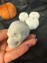 Load image into Gallery viewer, Hackmanite White Sodalite Skull
