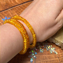 Load image into Gallery viewer, Amber Donut Bead Bracelet
