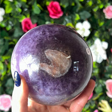 Load image into Gallery viewer, XL Amethyst Agate Sphere
