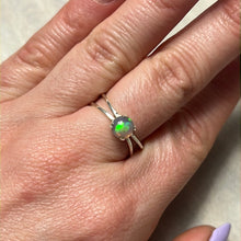 Load image into Gallery viewer, Ethiopian Opal 925 Sterling Silver Ring - Size P
