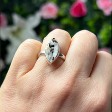 Load image into Gallery viewer, Astrophyllite 925 Sterling Silver Ring - Size L 1/2
