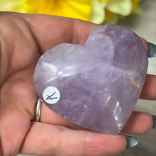 Load image into Gallery viewer, Lilac Amethyst Heart
